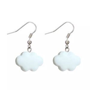 🆕White Cloud Charm Dangle Earrings